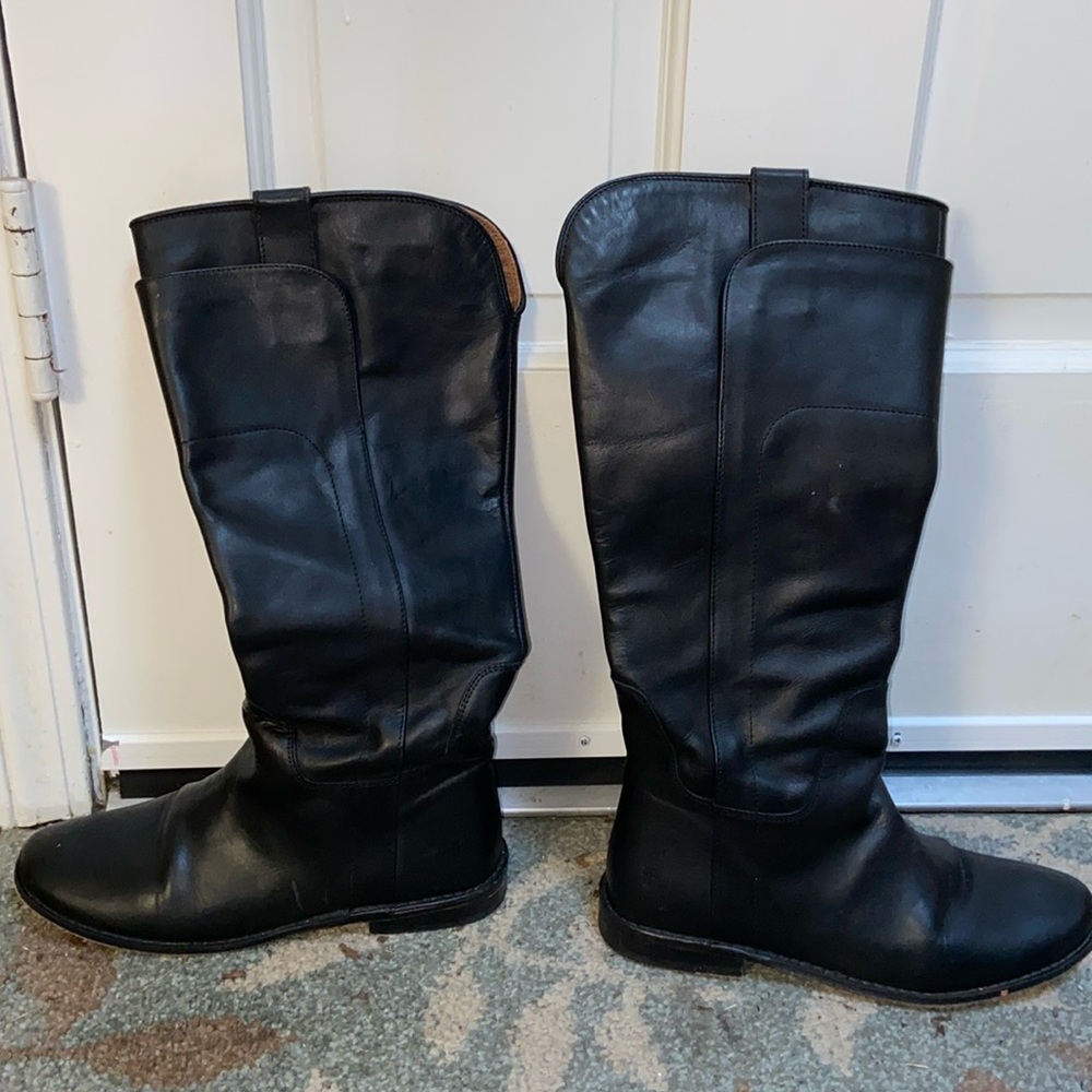 Frye, Paige Tall Riding Boots. Size 7. Black.